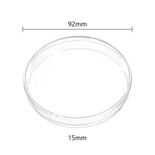 Plástico de plástico Petri 92 mm de diámetro