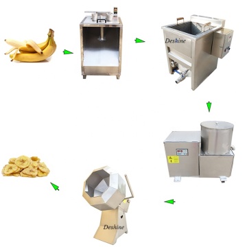 Automatic Banana Chips Production Line - Cutting Machine for Fresh Bananas