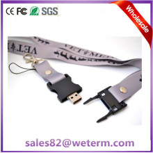 Bulk Items USB Lanyard USB Flash Memory Drive with Keychain