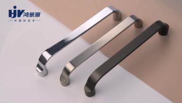 Zinc hardware furniture modern pulls for kitchen cabinets