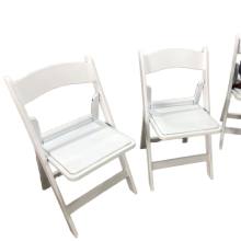 Wholesale Garden Wedding White Resin Folding Chairs - Romantic Aesthetic Fashion Chairs