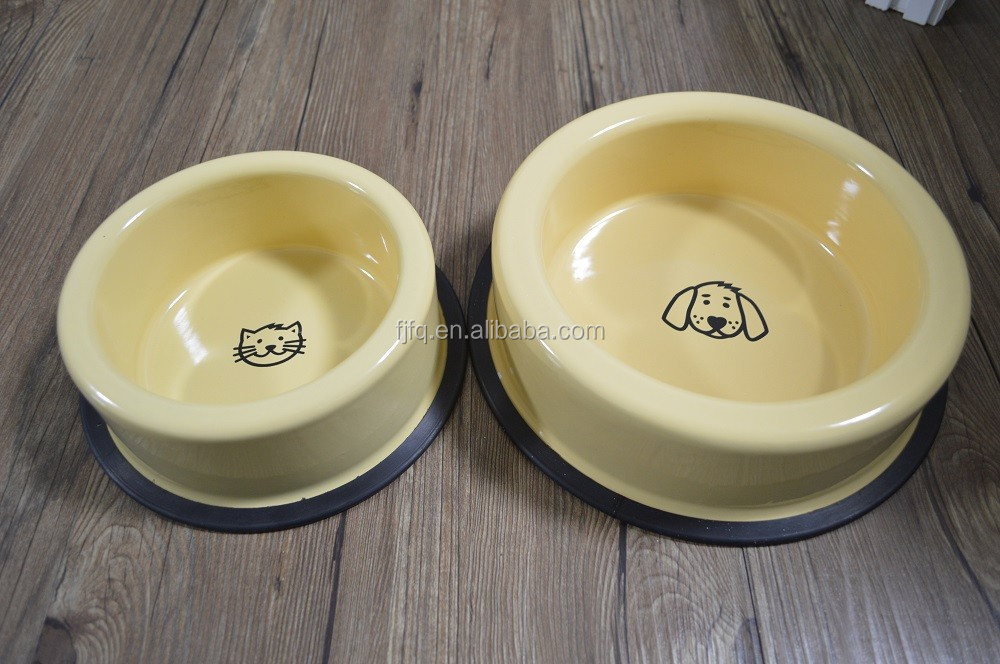 Durable Enamel Pet Bowl Set Pet Tray Cat Feeder Dog Feeder