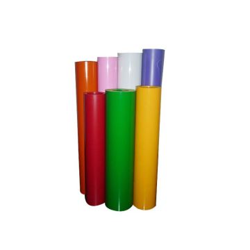 Rollos de película de PVC rígido de colores brillantes