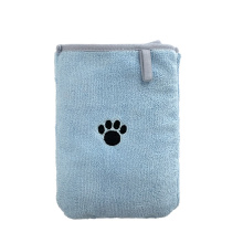 Microfibre suspension de chiens accrochés chat serviette de bain pour animaux de compagnie