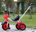 barn bilbärare walker baby tricycle