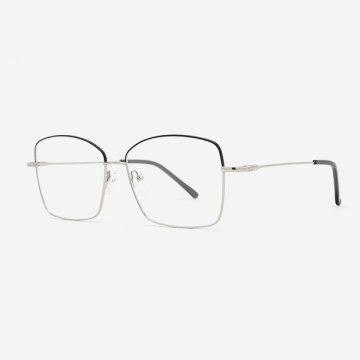 Light Square Metal Women's Optical Frames