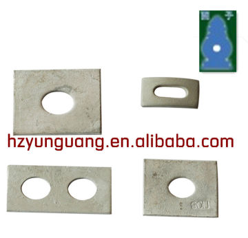 pole gasket/galvanized square washers