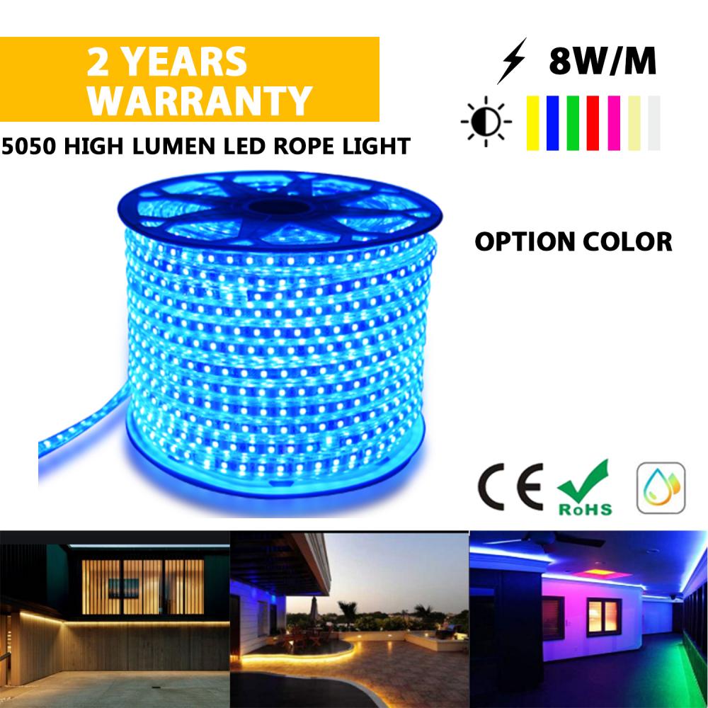5050 BL warna tali LED tali jalur cahaya