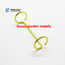 YIWANG Factory Wholesale Metal Gold Notebook Loose Leaf Book Rings