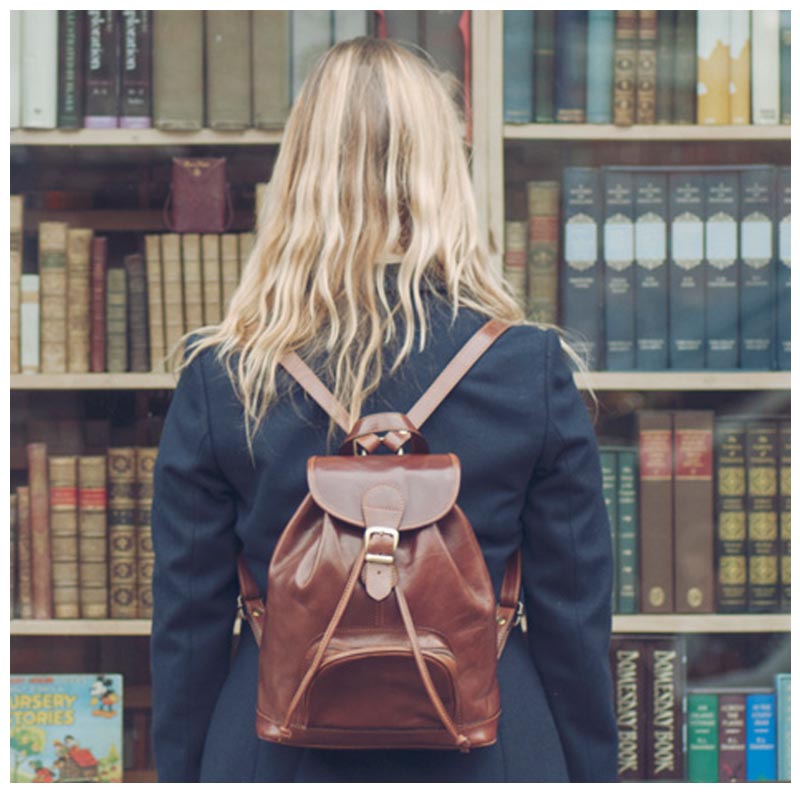 Classic Leather Backpack