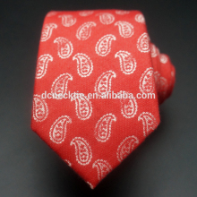 red masonic bolo wool tie paisley