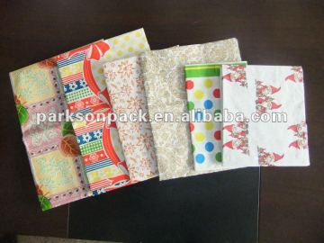 colorful paper tablecover