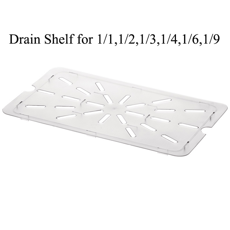 Melamine Food Tray 1/3 GN Plastic Rectangular Buffet Server Gastronorm Food Display Tray