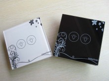 2Gang 1Way Touch Light Switch