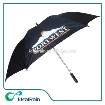 30inch straight golf brand name umbrella for British clothing company