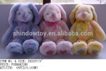 cute colorful stuffed customized plush rabbits Easter rabbits three colors