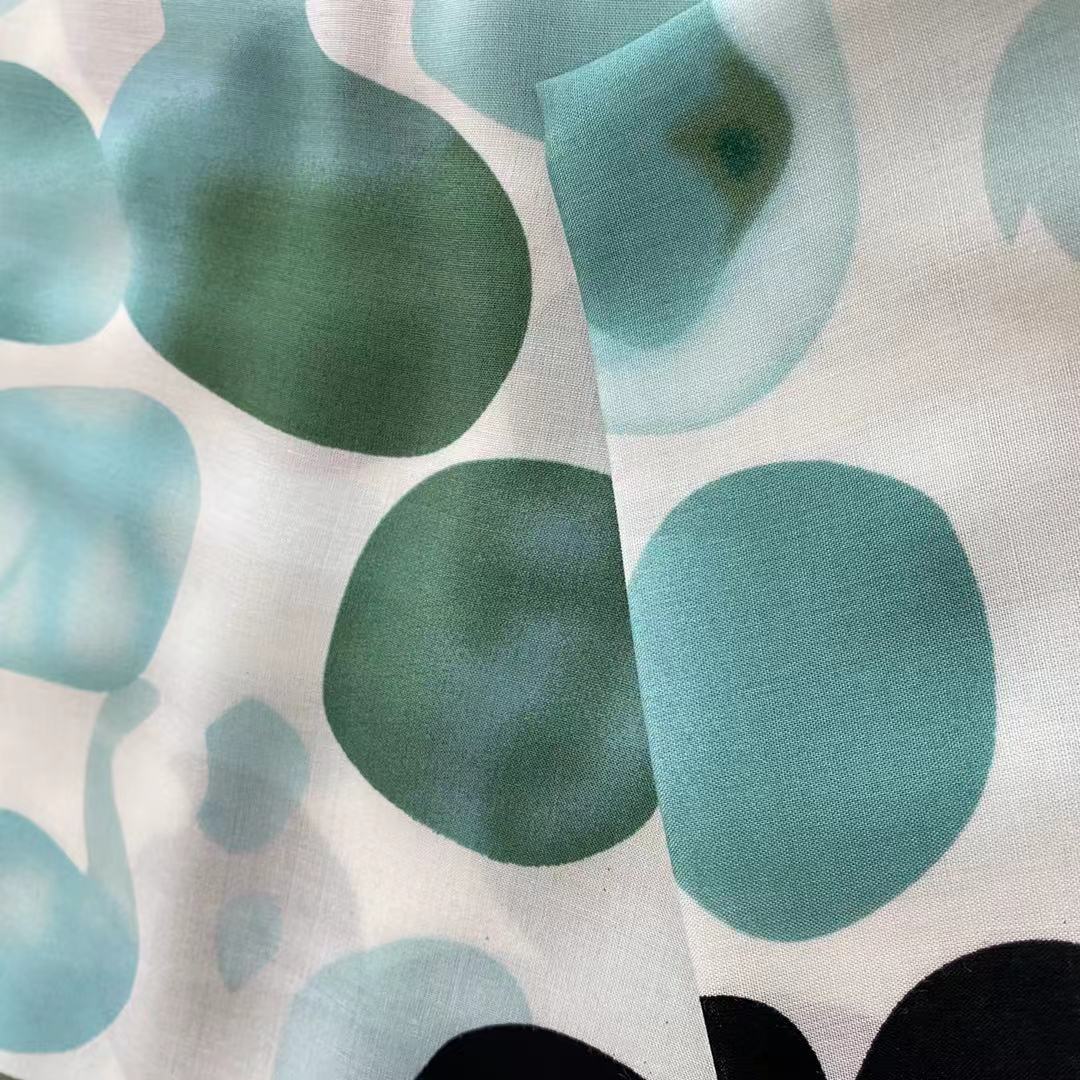 ISP Texil 45S 100% Rayon/Viskose bedrucktes Stoff Rayon Challis für Kleid