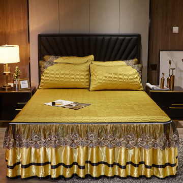 100% polyester wholesale home bed skirts