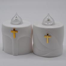 hand painted personalized flameless memorial candles