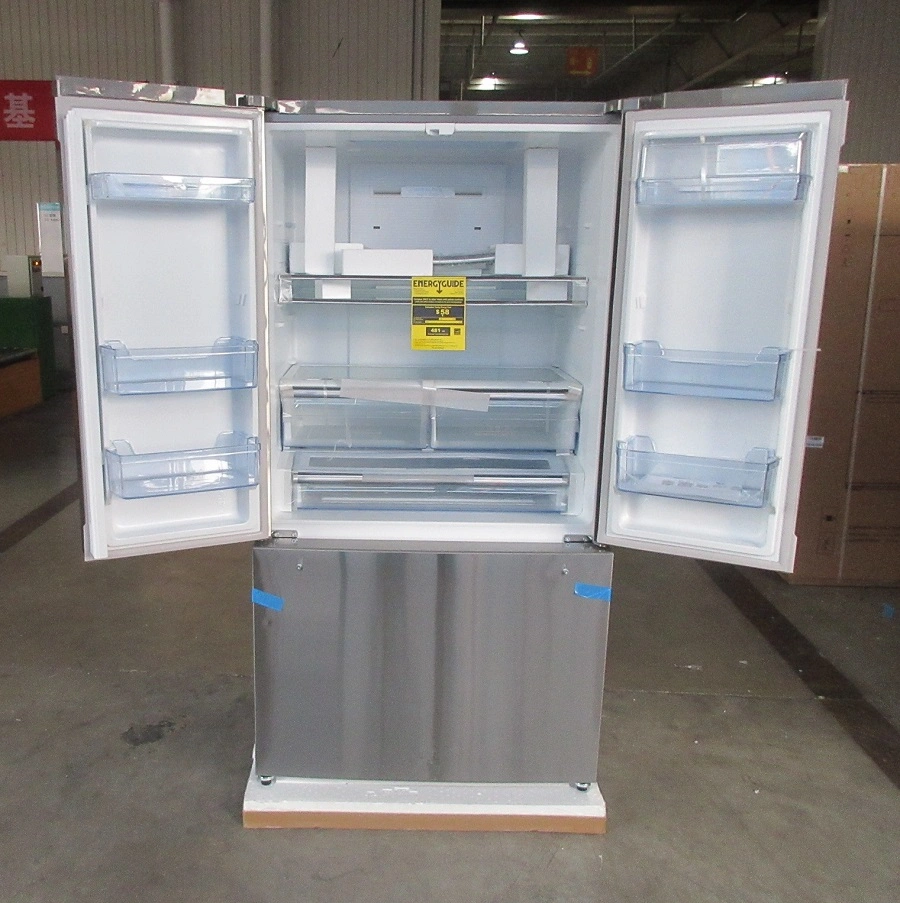 115V 60Hz DC French Door Bottom Freezer Refrigerator for Home Use