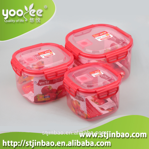 Wholesale Food Packaging Small Clear Storage Plastic Box 3P