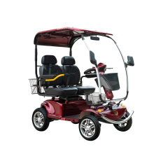 Adult Handicap Electric Scooter - 2 Seater Four Wheeler for Disabled