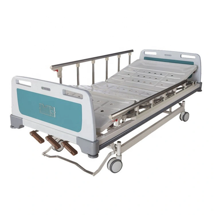 Medical Equipment 2 Crank Manual Hospital Bed