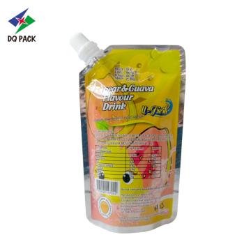 Fruit juice plastic drink packaging bag spout pouch