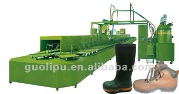 Polyurethane safety shoe making machine