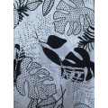 Black&White Rayon Challis 30S Air-jet Printing Fabric