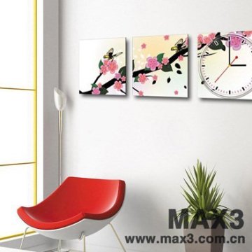 Decorative poster clock