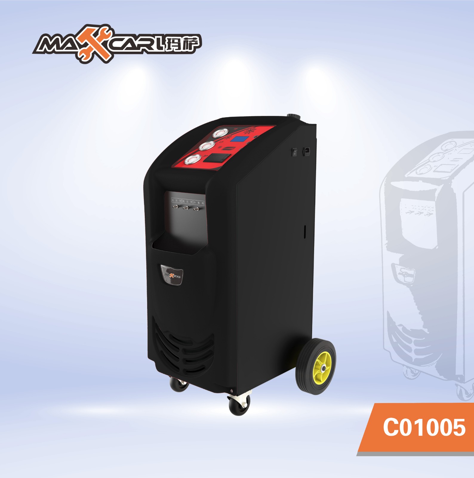 Professional Fully Automatic Car A/C Refrigerant Recovery with ce certification