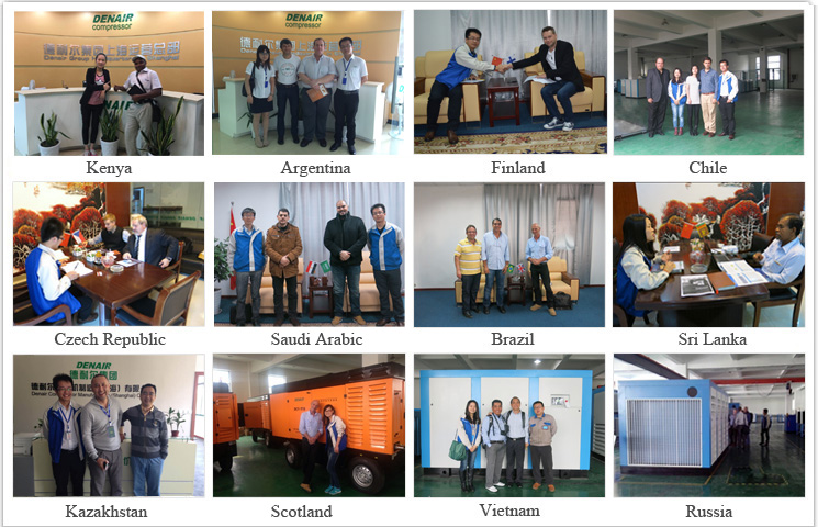 Promotion !37kw silent air compressor equipment used in paint industry