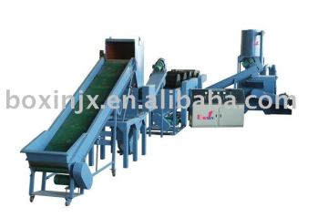 PE film washing and crushing machine