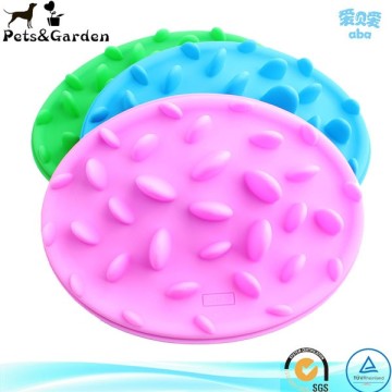 Wholesale silicone no bend pet bowl christmas, dog bowl for slow eaters