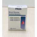 Solução de controle de qualidade para teste de glicose no sangue (açúcar no sangue)