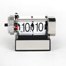 Small White Alarm Flip Clocks For Decor