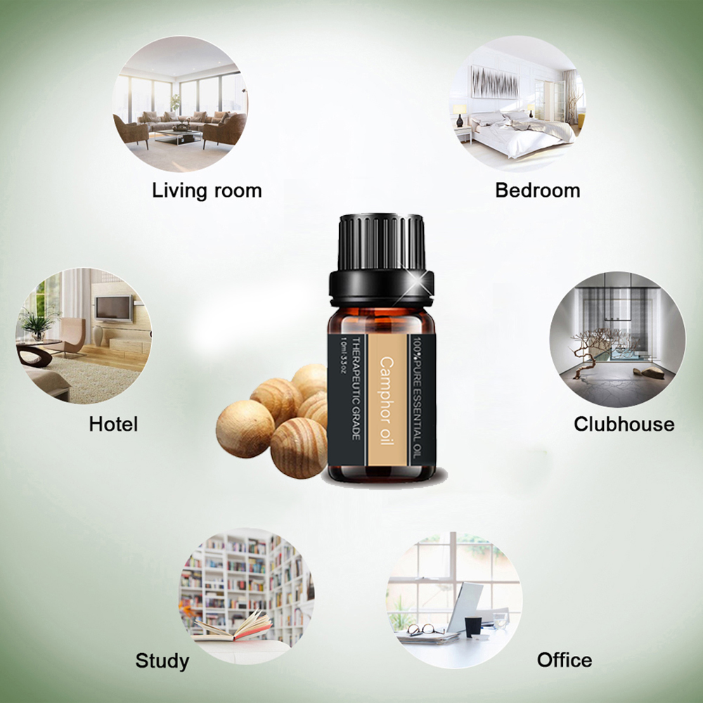 น้ำมันหอมระเหยการบูรธรรมชาติบริสุทธิ์สำหรับ diffuser กลิ่นหอม