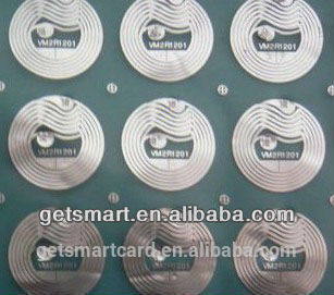 High quality 13.56MHz ISO15693 Aluminum Antenna RFID Inlay