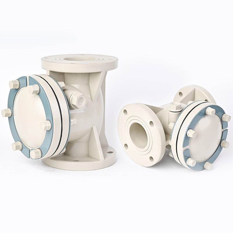 Katup Periksa Ayun Ujung Flange PPH DN50 PPH Flange End Swing Check Valve DN50