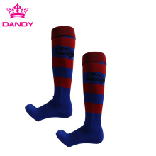 Chaussettes de rugby de sport avec logo personnalisé