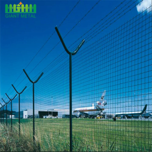 Pannelli di recinzione perimetrale per aeroporto saldati sicurezza filo rasoio