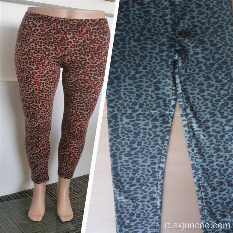 Leggings leopardati elasticizzati Bape Audlts stampati alla moda