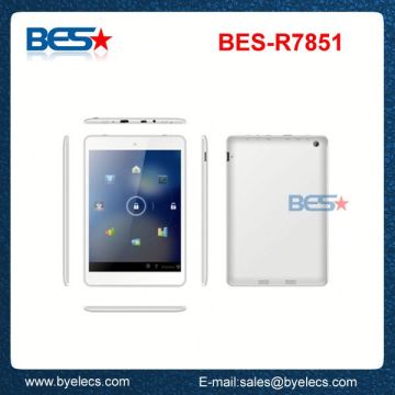 7.85inch rock3166 dual core 512mb wifi bluetooth android tablet with irda