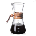 avec carafe en verre borosilicaté et filtre permanent réutilisable en acier inoxydable, cafetière goutte à goutte manuelle, versez sur la cafetière