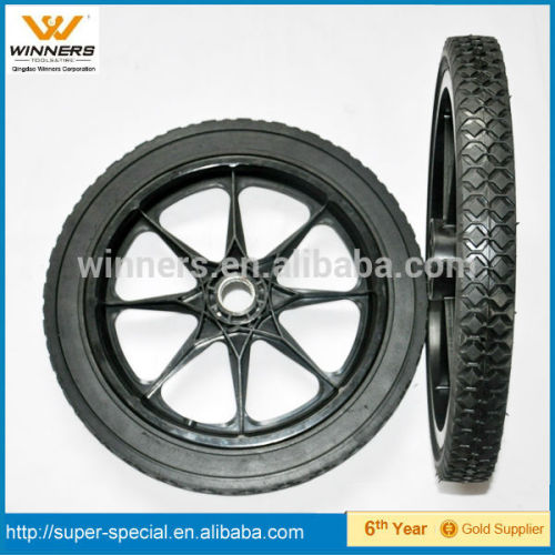 High quality 16 Inch Semi-pneumatic wheels for beach cart