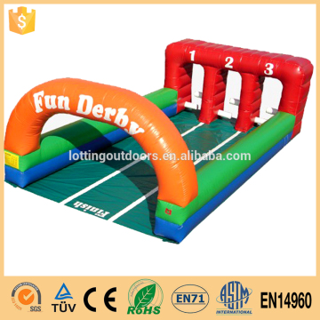 inflatable horse racing