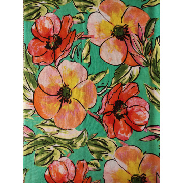 Hand-draw Rayon Challis 30S Light Printing Fabric