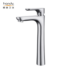 Fashion Single Cold Bench Mounted Chrome Basin Faucet