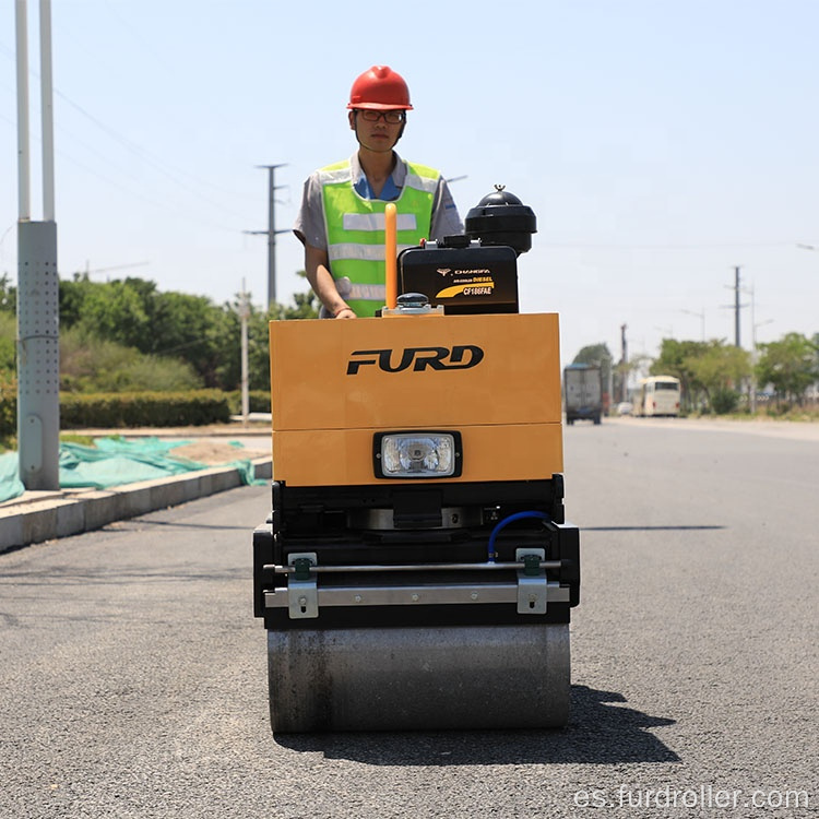 Mini rodillo vibratorio pequeño de empuje FYL-800C